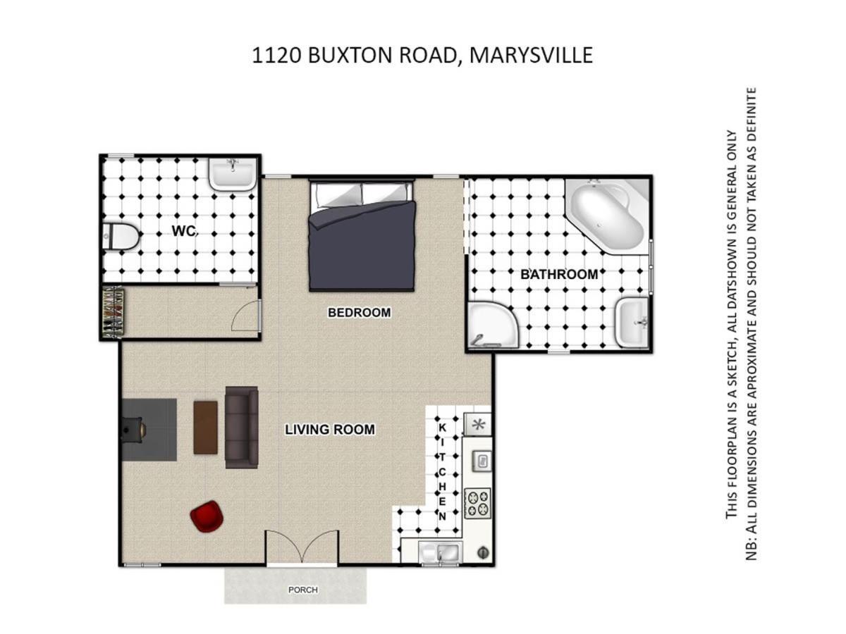 Amelina Cottages Marysville Buitenkant foto